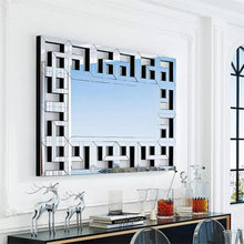 Load image into Gallery viewer, 48x28" Art Decorative Wall Accent Mirror Grecian Venetian Design Large Rectangle
