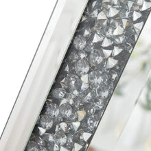 Load image into Gallery viewer, 47 x24 Crystal Crush Diamond Wall Mirror Silver Mirror Gorgeous Rectangle Mirror
