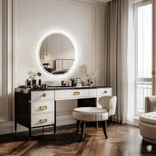 Load image into Gallery viewer, Smart LED Backlit Bathroom Round Mirror with Lights Anti-Fog Dimmable Memory
