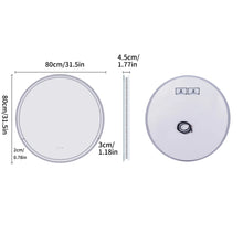 Load image into Gallery viewer, Smart LED Backlit Bathroom Round Mirror with Lights Anti-Fog Dimmable Memory
