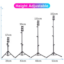 Load image into Gallery viewer, Adjustable Floor Mount Stand Tripod Holder For iPad 2 3 4 Mini Air Retina Tablet
