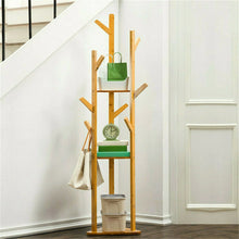 Load image into Gallery viewer, Heavy Duty Standing Coat Rack Wood Tree Hat Hanger Holder Jacket Clothes 3 Style
