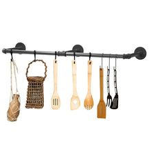 Load image into Gallery viewer, Heavy Duty Hanging Clothes Rack Wall Mounted Hanging Rod Detachable Load 66 lbs
