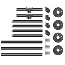 Load image into Gallery viewer, Heavy Duty Detachable Industrial Pipe Clothes Rack Wall Mounted Iron Garment Bar
