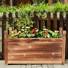 Load image into Gallery viewer, Rectangular Raised Garden Bed Kit Indoor Outdoor Wood Planter Grow Box Vegetable

