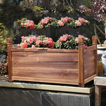 Load image into Gallery viewer, Rectangular Raised Garden Bed Kit Indoor Outdoor Wood Planter Grow Box Vegetable
