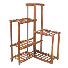 Load image into Gallery viewer, Wooden Plant Stand Shelf Garden Planter Flower Pot Stand Indoor Outdoor Strong
