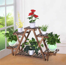 Load image into Gallery viewer, Premium Wood Plant Stand Flower Pot Holder Display Indoor Outdoor Window Room
