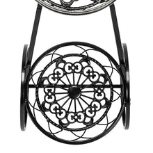Load image into Gallery viewer, Metal Plant Stand Bicycle Shape Vintage Style Garden Flower Pot Display Outdoor
