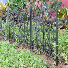 Load image into Gallery viewer, 5X Decorative Garden Fence Outdoor Coated Metal RustProof Land Animal Barrier
