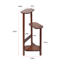 Load image into Gallery viewer, 3 Tier Bamboo Tall Corner Plant Rack Garden Flower Pot Holder Living Room Patio
