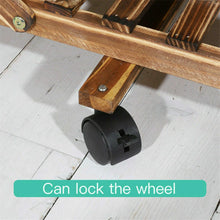 Load image into Gallery viewer, 6 Tiers Wood Flower Plant Stand Shelf Bonsai Display Storage Rack Rolling Corner
