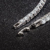 S925 Sterling Silver Bracelet Zirconia Tennis Ball Women Fashion Simple Engagement Wedding Charm Jewelry 4mm 16-20cm