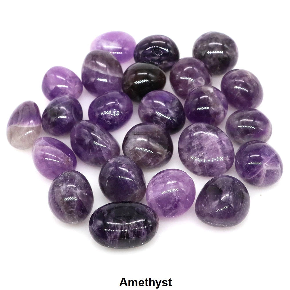 Natural Tumbled Stones Lilac Lepidolite Healing Crystal Energy Minerals Specimen Meditation Gems Aquarium Tank Garden Home Decor