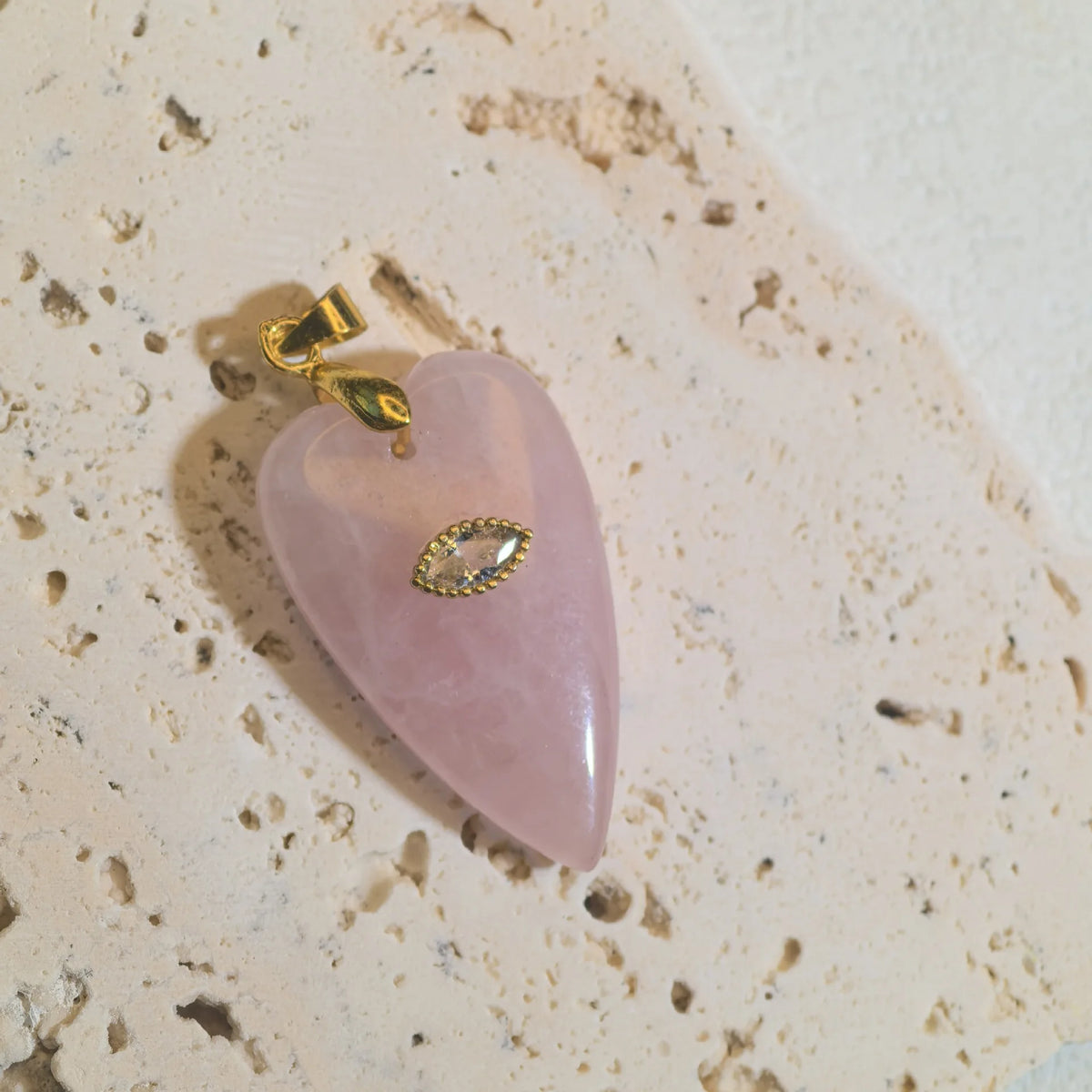 1pc Romantic Heartshape Natural Stone Pendant Green Aventurine Opal Stone Pendant for Women Jewelry Christmas Gift