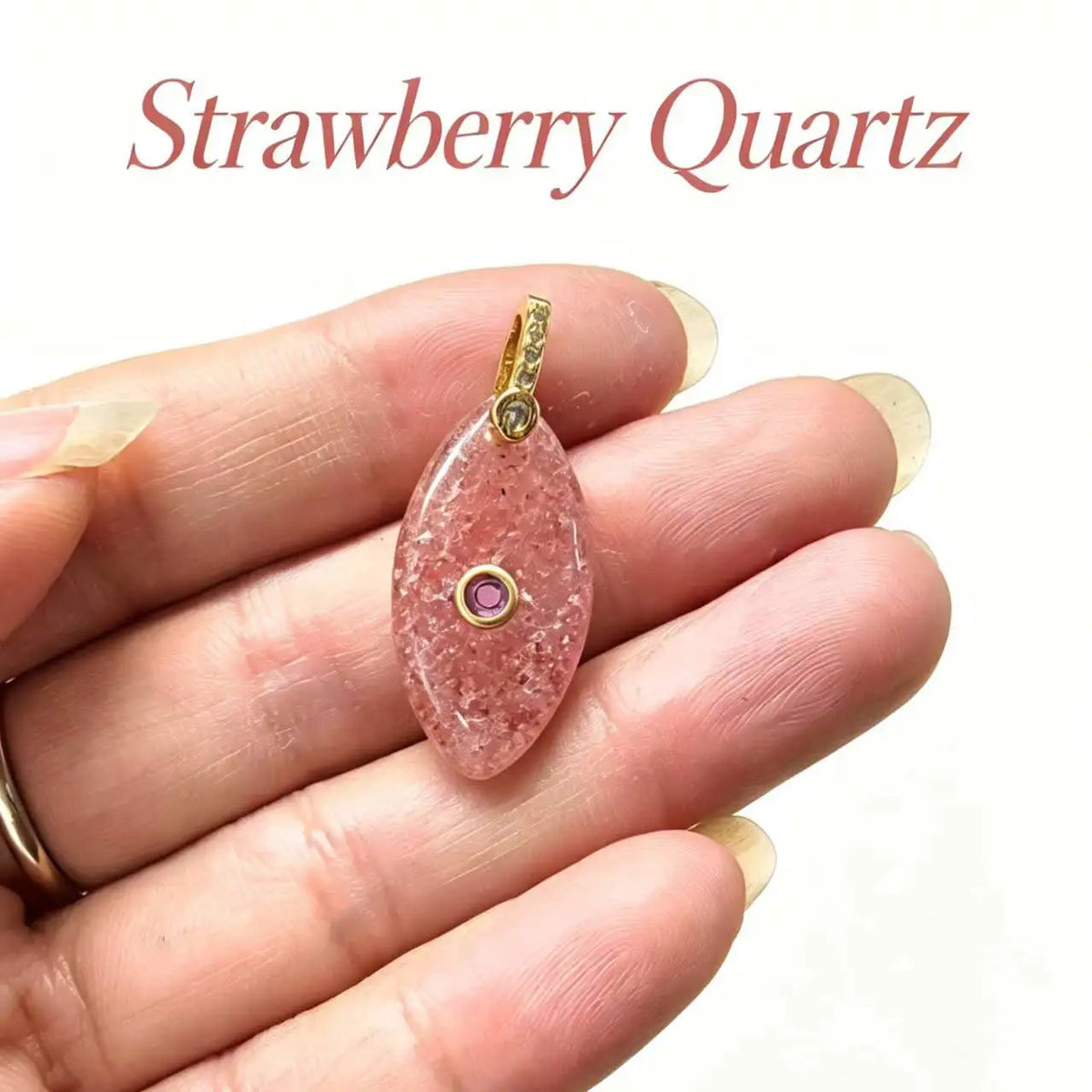 1pc Natural Stone Pendant Amethyst Tiger Eye Oval Water Drop Inlaid Zircon Charms Pendant DIY Necklace Bracelet Accessories