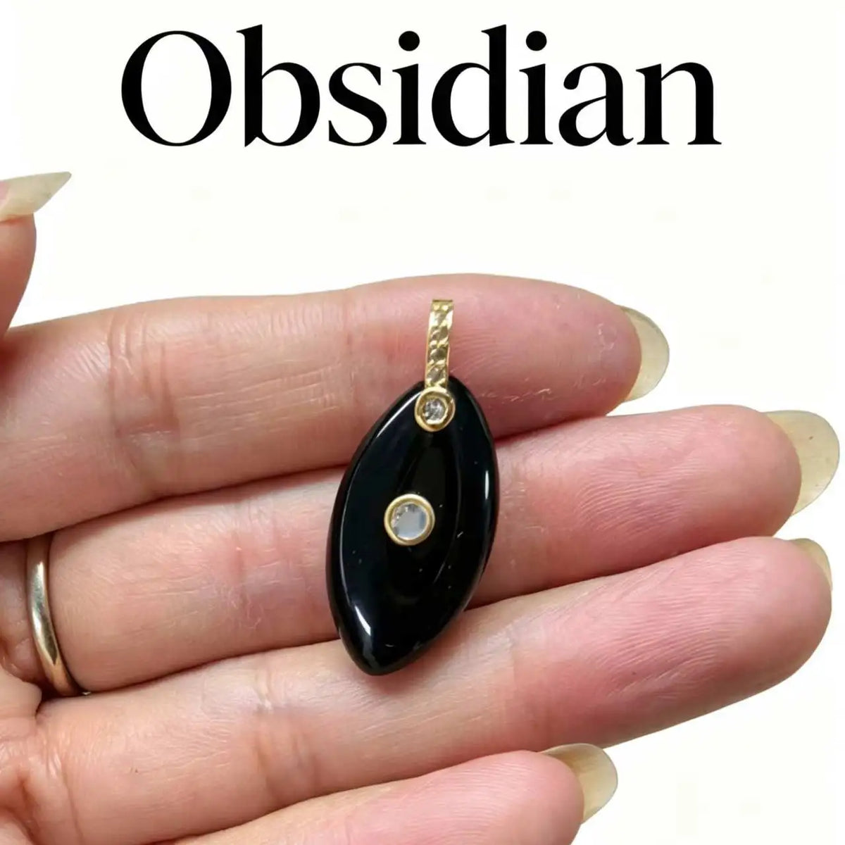 1pc Natural Stone Pendant Amethyst Tiger Eye Oval Water Drop Inlaid Zircon Charms Pendant DIY Necklace Bracelet Accessories