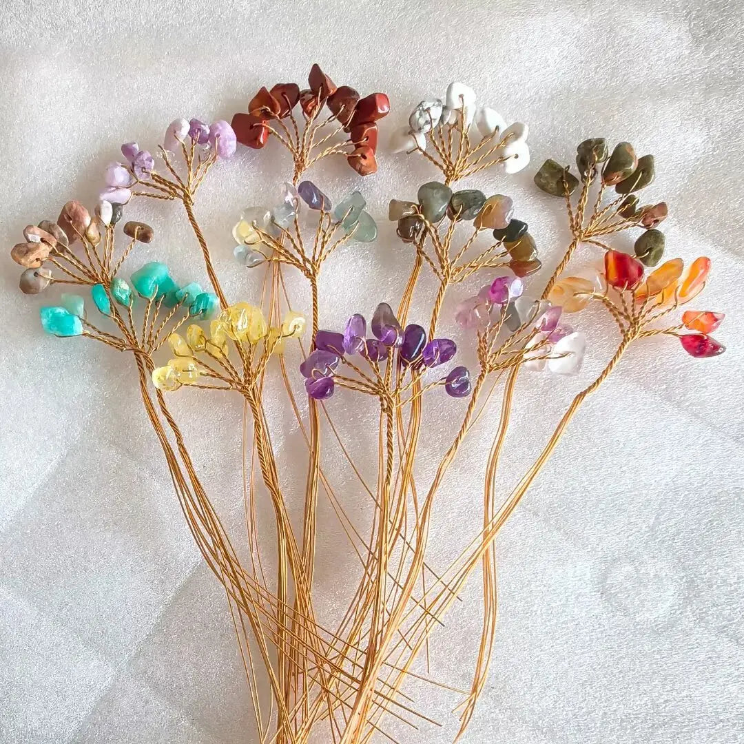 Natural Crystal Money Lucky Tree Amethyst Rose quartz Reiki Healing Fengshui Tree For Wealth And DIY Luck Home Decoration