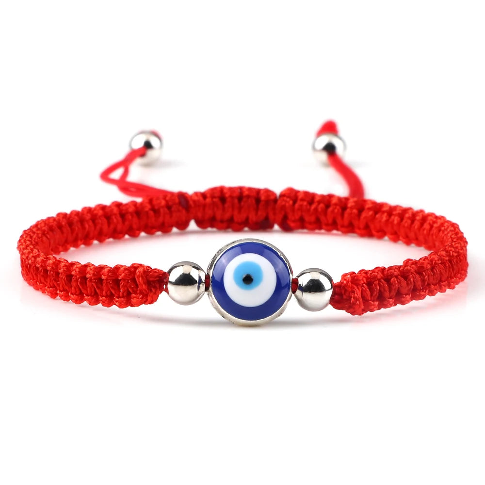 New Red Nylon Thread Evil Eye Braided Bracelet Women Men Vintage Butterfly Elephant Couple Bracelet Chain Jewelry Gift Wholesale