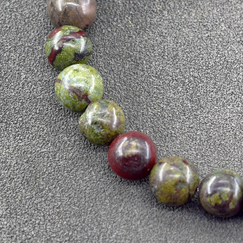 Real Natural Dragon Blood Stone Bracelet Homme Quartz Lava Tiger Eye Stone Beaded Reiki Yoga Healing Agates Jewelry for Men Gift