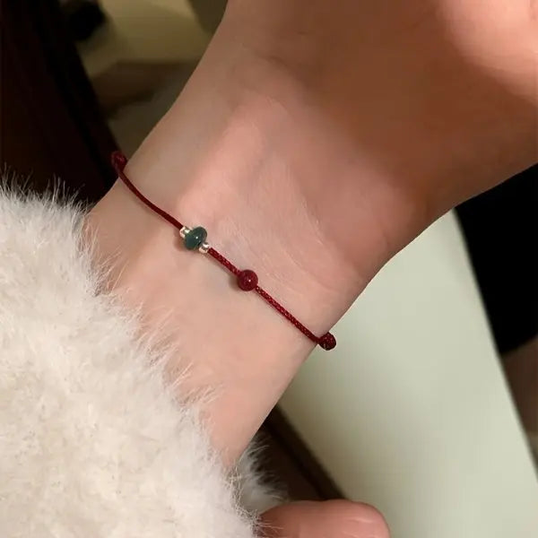 Fashion Simple Lucky Knot Red Rope Bracelets for Women Men Handmade String Adjustable Bracelet Friendship Amulet Jewelry Gift