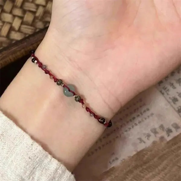 Fashion Simple Lucky Knot Red Rope Bracelets for Women Men Handmade String Adjustable Bracelet Friendship Amulet Jewelry Gift