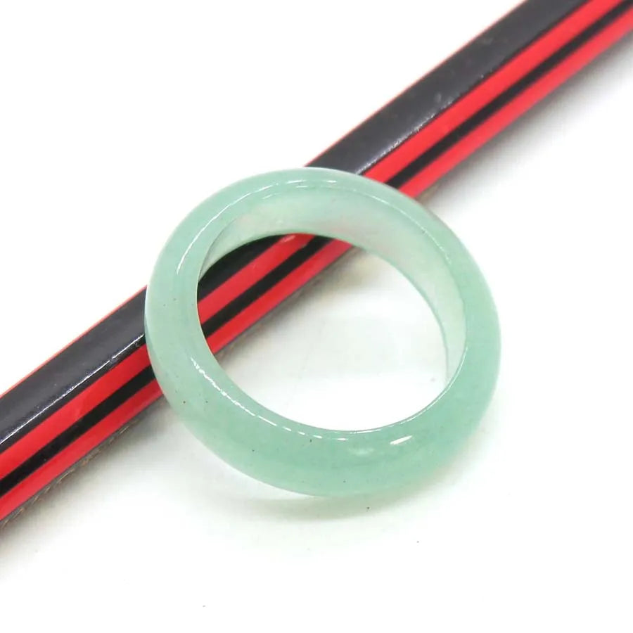Naturtal Healing Crystal Stone Band Rings For Women Amethyst Rose Quartz Lapis Lazuli Labradorite Dainty Finger Ring Jewellery