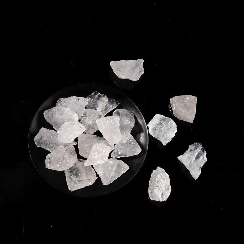 Natural White Quartz Crystal Bulk Rough Gemstones Healing Crystals