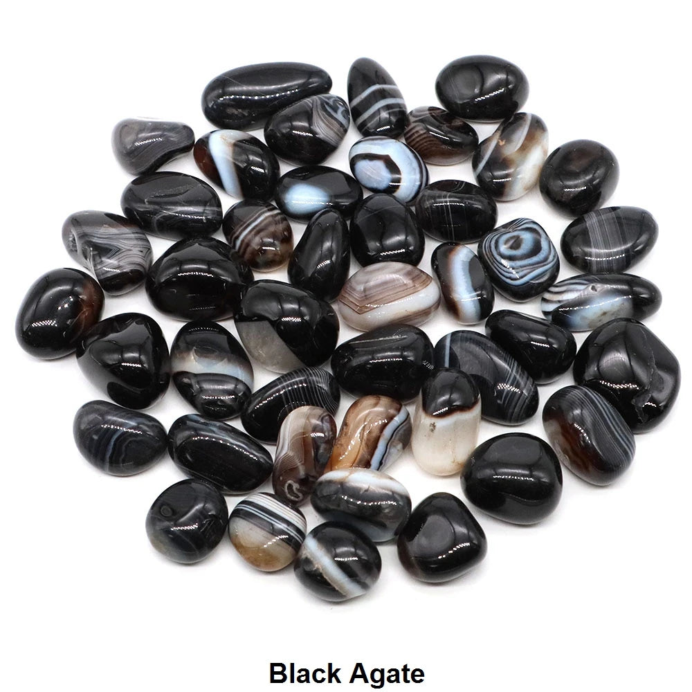 Natural Tumbled Stones Reiki Healing Crystal Quartz Bulk Ore Gravel Energy Mineral Specimen Aquarium Home Decor Gems Pendant DIY