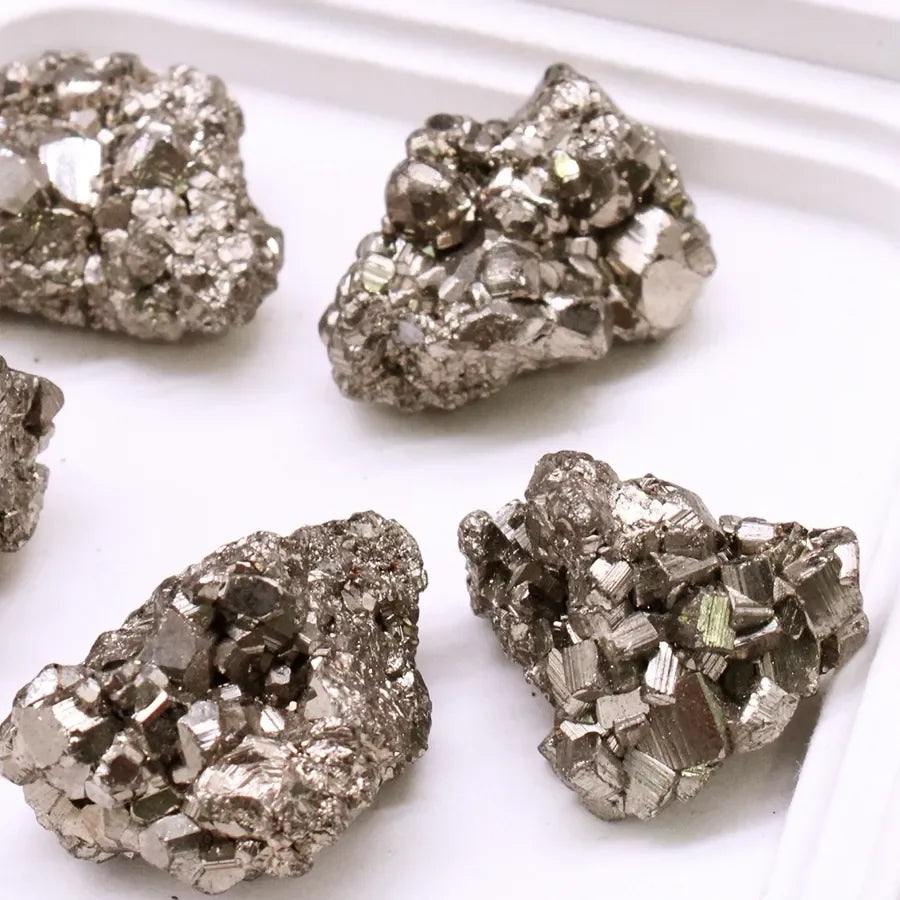 1pcs High Quality Natural Peru Pyrite Ore Stone Crystal Mineral Specimen Pyrite Cube Cluster Energy Home Decoration