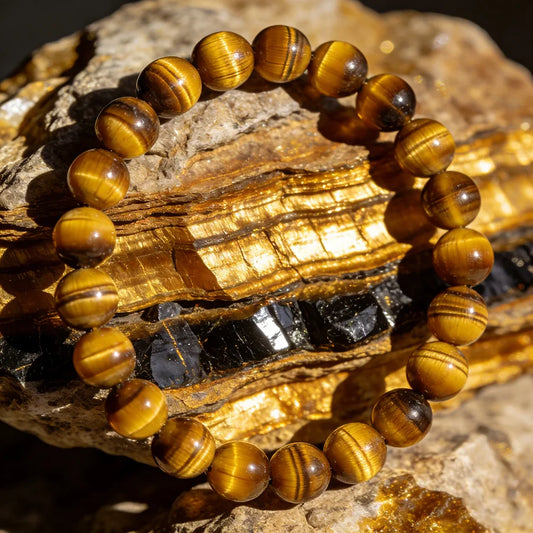 Natural Yellow Tiger Eye Bracelet for Women Genuine Yellow Tiger Eye Stone Bracelet Bring Money and Wealth Daily Wear Jewelry