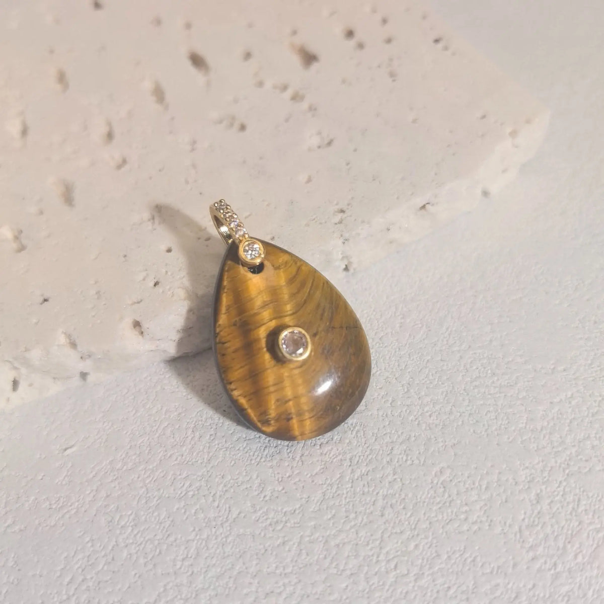 1pc Natural Stone Pendant Water Drop Shape Amethyst Tiger Eye Charms Fit DIY Accessries Jewelry Making