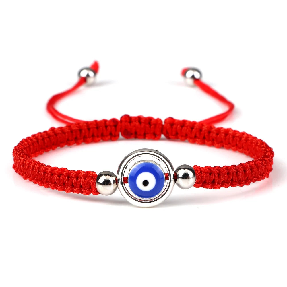 New Red Nylon Thread Evil Eye Braided Bracelet Women Men Vintage Butterfly Elephant Couple Bracelet Chain Jewelry Gift Wholesale