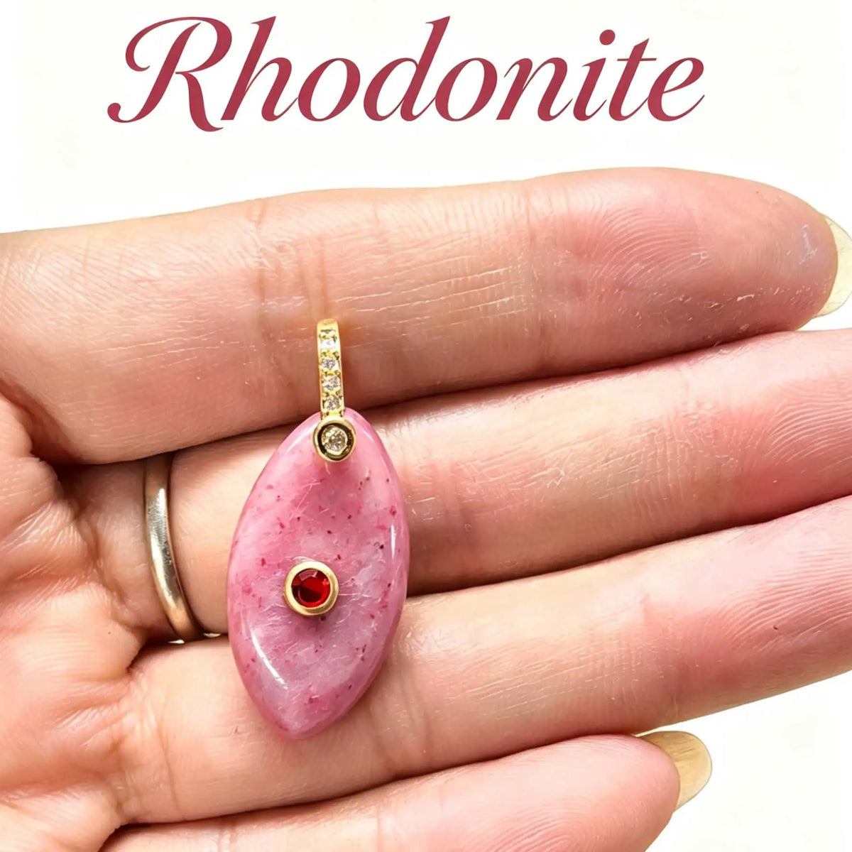 1pc Natural Stone Pendant Amethyst Tiger Eye Oval Water Drop Inlaid Zircon Charms Pendant DIY Necklace Bracelet Accessories